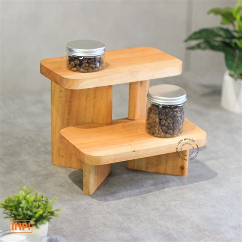 Kayu Mahogany Stacking Rack Inpi House Shopee Philippines