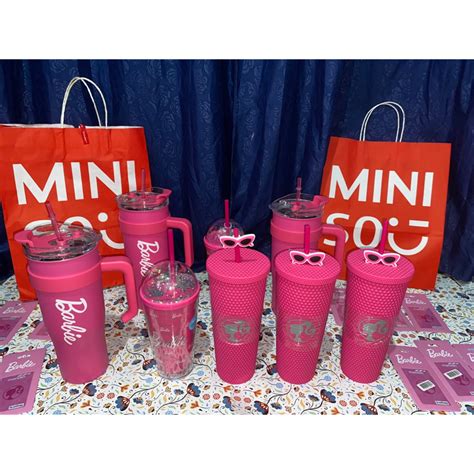 Jual Miniso X Barbie Tumblr Kipas Handuk Storage Ready Buble Wrap