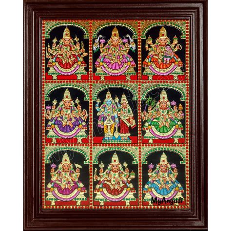 Ashtalakshmi Tanjore Paintings