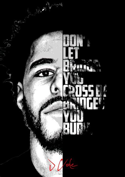 J Cole Hip Hop Quote Poster Enea Kelo Paintings Prints