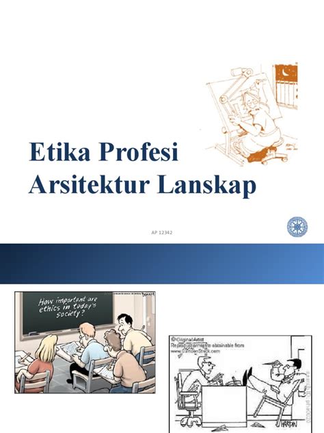 01.etika Profesi Arsitektur Lanskap | PDF