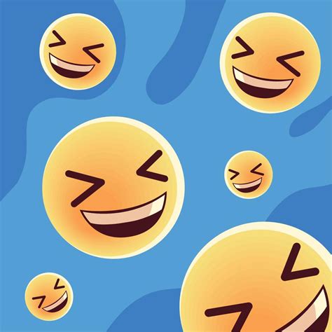 happy emoji faces 11208003 Vector Art at Vecteezy