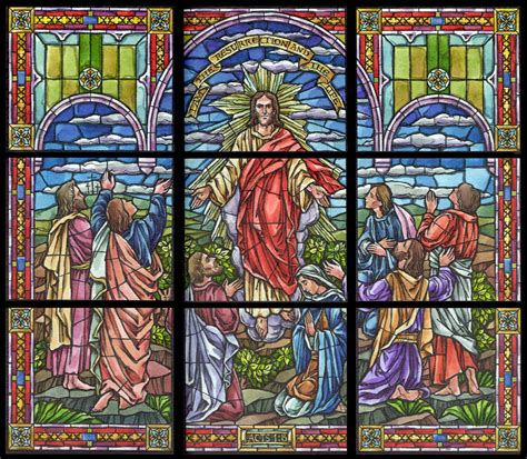 Easter Imagery In Stained Glass Associated Crafts