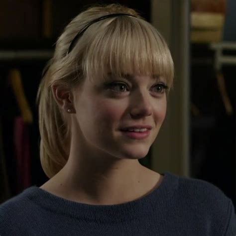 gwen stacy icon tasm | Fotos de rostro, Emma stone, Actrices