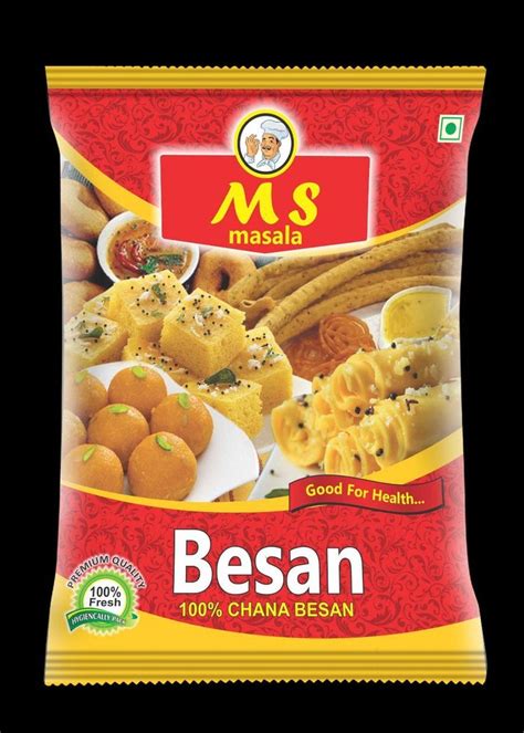 Glossy Printed Besan Packaging Pouch Heat Sealed At Rs 230 Kg In North