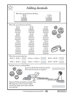 5th grade math Worksheets, word lists and activities. | GreatSchools ...