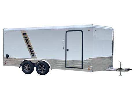 Deluxe V Nose Ft Wide Aluminum Enclosed Cargo Trailer