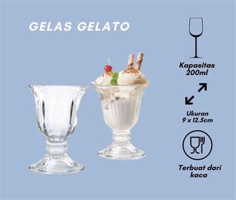 Gelas Jus Bir Kaca Citinova Gelato Oz Ml Lazada Indonesia