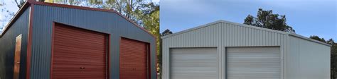 Shed Material Comparison Colorbond Vs Zincalume