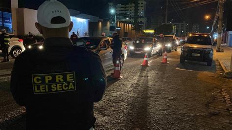 LEI SECA CPRE AUTUA MAIS DEZENOVE CONDUTORES ALCOOLIZADOS DURANTE