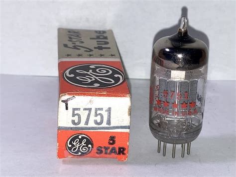 GE 5751 5 Star Triple Mica Tube Tested NOS NIB Reverb