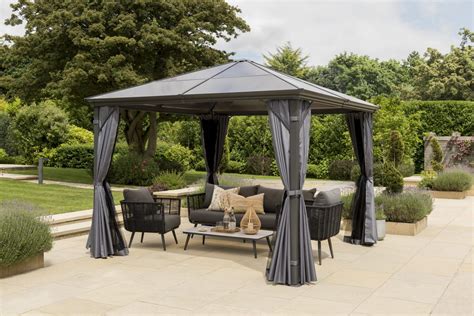 Runcton 3 x 3m Square Polycarbonate Gazebo | Patio Life