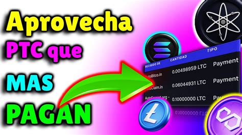 LAS 3 MEJORES PTC DEL 2024 Para Ganar Criptomonedas Gratis Con Pagos