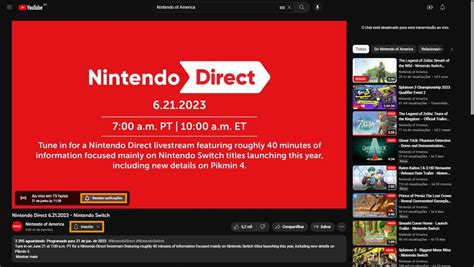 Nintendo Direct Como Assistir Ao Evento De Junho Ao Vivo E O Que Esperar