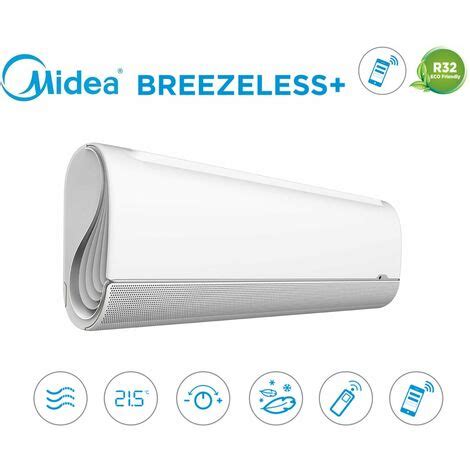 midea quadri split inverter klimagerät serie breezeless 9 9 9 mit m4o