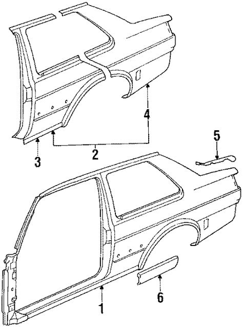 Volkswagen Jetta Body side MOLDING. Strip. 2 DOOR, all, black. 2 DOOR, all, to 12/89. 2 ...