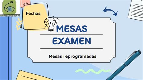 Fechas De Mesas De Examen Reprogramadas INSTITUTO SUPERIOR DE