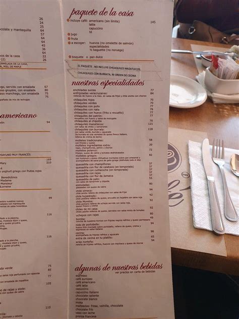 Menu At Con Sabor A Caf Irapuato Las Villas Local F