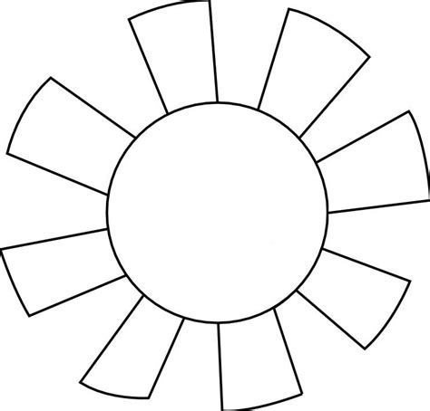 Outline Sunshine - ClipArt Best