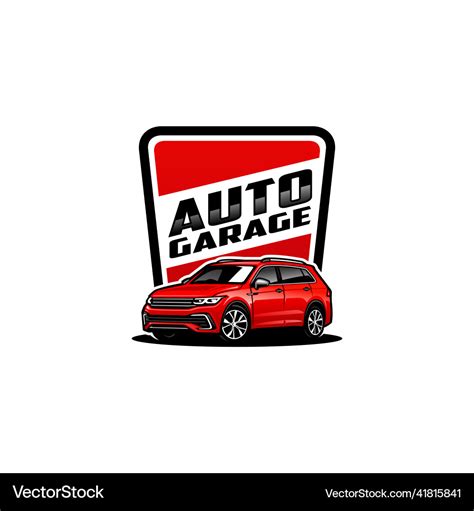 Car auto garage logo Royalty Free Vector Image