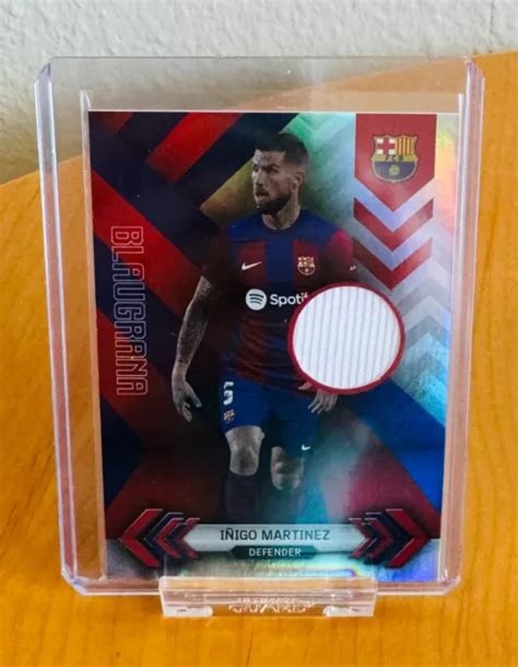 Topps Fc Barcelona Set Squadre Inigo Martinez Eur