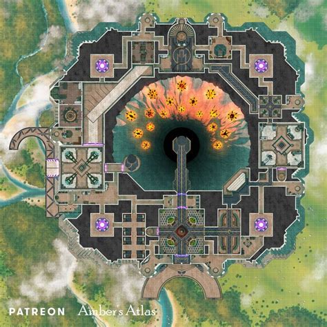 Arcane Prison And Magical Research Lab Amber S Atlas D D E Battlemap