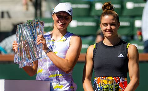 Bnp Paribas Open Women S Final Preview Iga Swiatek Vs Maria