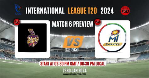 Ilt Match Mi Emirates Vs Abu Dhabi Knight Riders Match