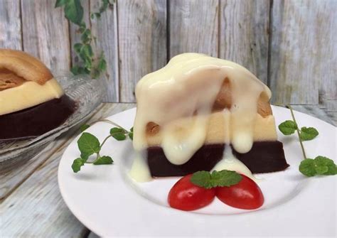 Resep Puding Regal 3 Lapis Oleh Rhinies Kitchen Cookpad