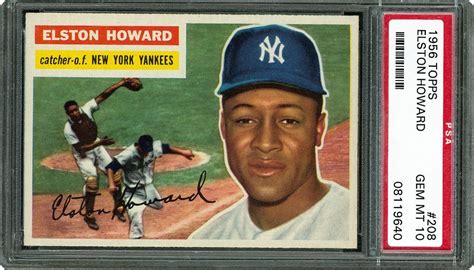 1956 Topps Elston Howard Psa Cardfacts®