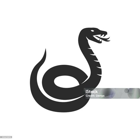 Ilustración De Logotipo De La Serpiente Silueta De Serpiente Para