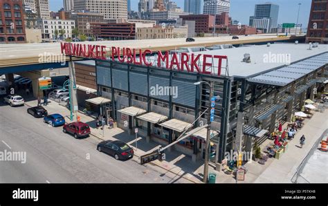 Milwaukee Public Market, Milwaukee, Wisconsin, USA Stock Photo - Alamy