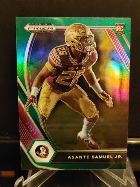 Asante Samuel Jr Rc Panini Prizm Draft Picks Green Prizm