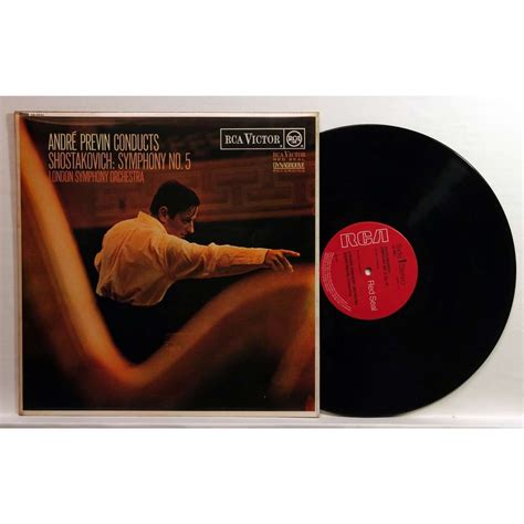 Shostakovich Symphony No5 By Andre Previn Lp With Elyseeclassic