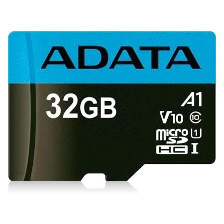 MEMORIA ADATA MICRO SDXC SDHC UHS I 32GB CLASE 10 A1 100MB 25MB SEG V10