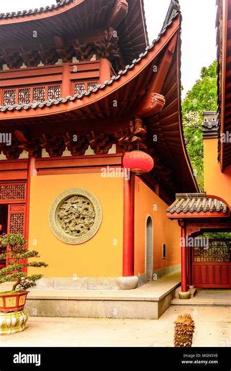 One Of The Buddha Pagodas At The Lingyin Temple Temple Of The Souls