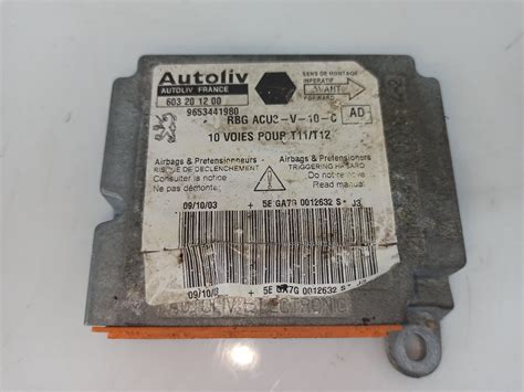 Ecu Airbags Peugeot Hatchback A C Hdi Eco B Parts