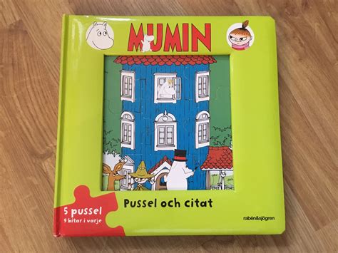 Mumin Bok Pussel Citat R Tove Jansson K P P Tradera