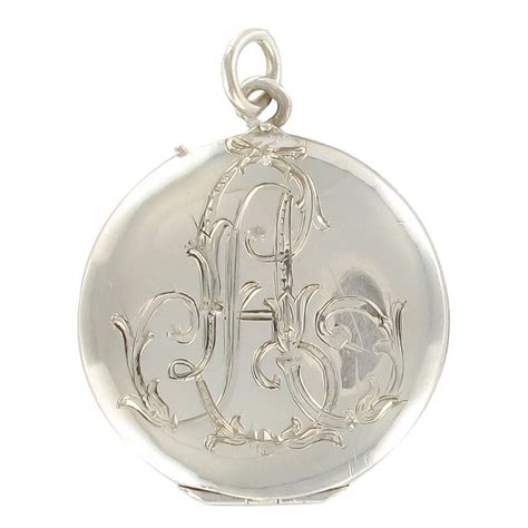 M Daillon Ancien En Argent Pendentif Argent Bijouxbaume