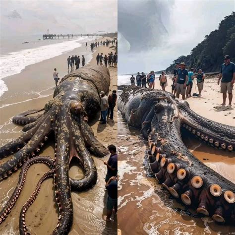 HOT EL KRAKEN SURGE EN INDONESIA Un Pulpo Gigante Es Viral En Redes