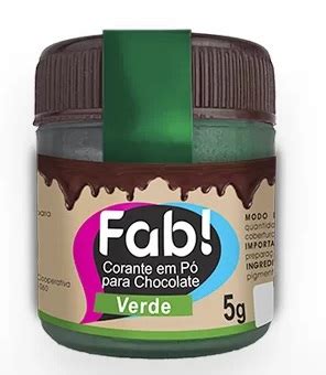 Corante Em Po P Chocolate Verde 5gr Corantes