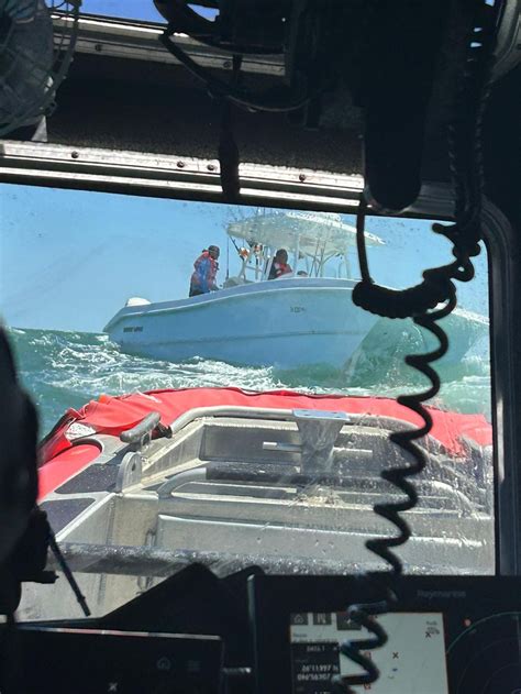 Dvids Images Coast Guard Assists 3 Overdue Boaters Offshore South