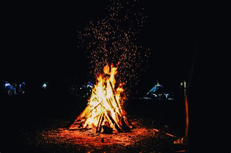 Blaze Blazing Bonfire Dauphin Way United Methodist Church