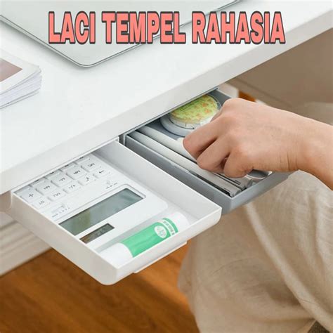 Jual Laci Tempel Rahasia Tersembunyi Rak Laci Wadah Penyimpanan