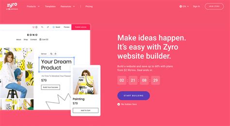 Zyro Review The Easiest Website Builder Talkbitz