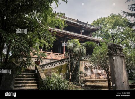 Temple At Qingyang Palace West Gate Chengdu Sichuan Province China