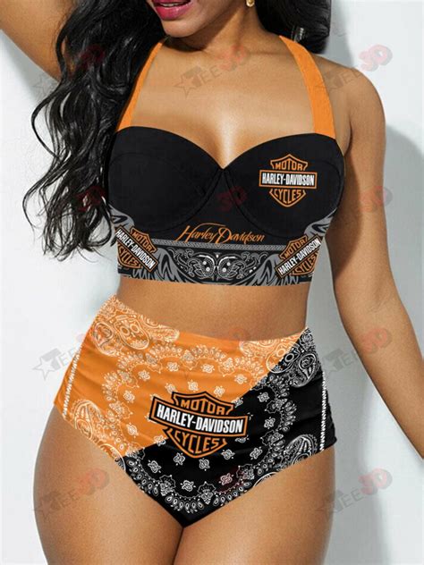 Harley Davidson Sexy Print Bikini Swimsuit VD ClassicBike Shop