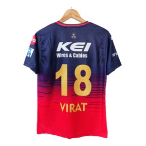 RCB Official Virat Kohli Jersey 2023 | IPL jersey - Cyberried Store