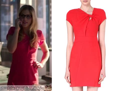 Arrow: Season 3 episode 3 Felicity's pink knotted dress | Shop Your TV