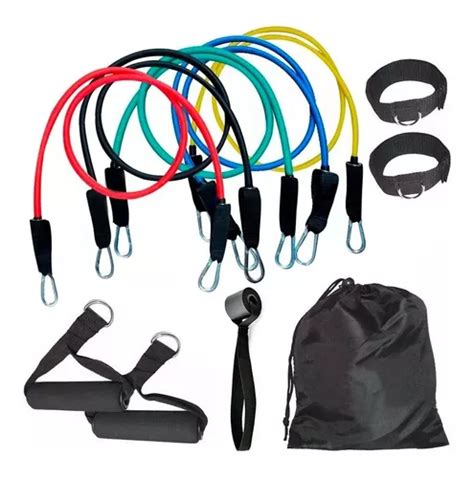 Set Kit 5 Bandas Entrenamiento Elasticas Fitness Latex Pro